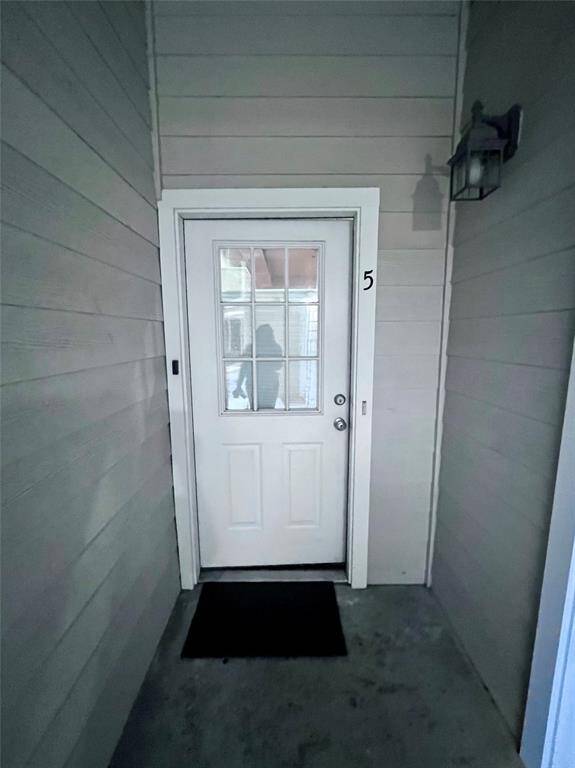 Rear entrance