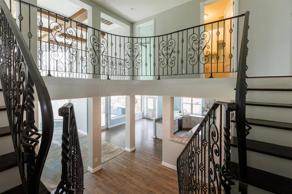 Staircase facing down