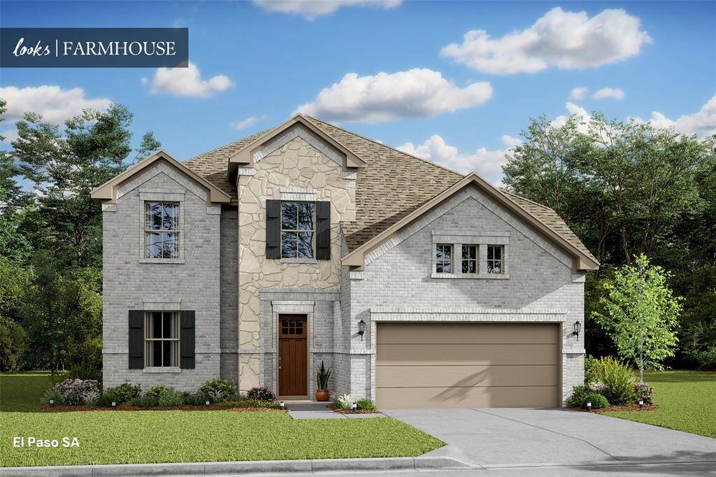 Stunning El Paso design by K. Hovnanian Homes with elevation SA in beautiful Kingdom Heights. (*Artist rendering used for illustration purposes only.)