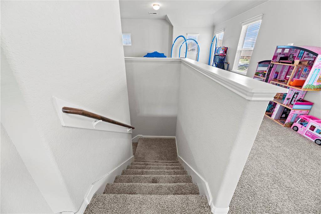 Stairway view.