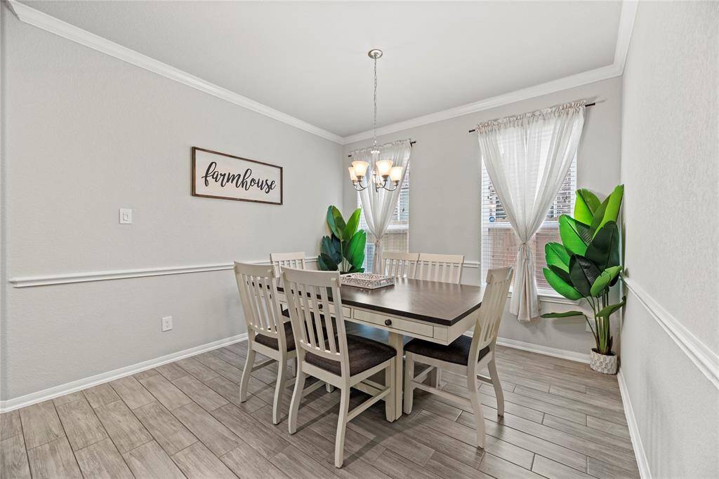 Formal dining room.