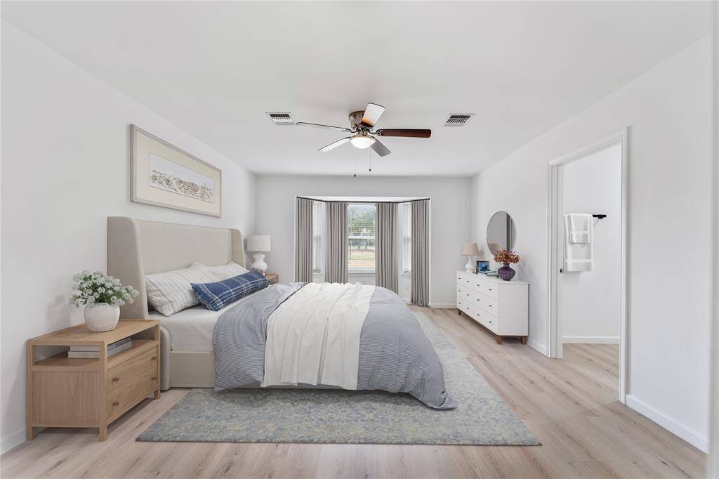 Staged view of how your master suite might look like...