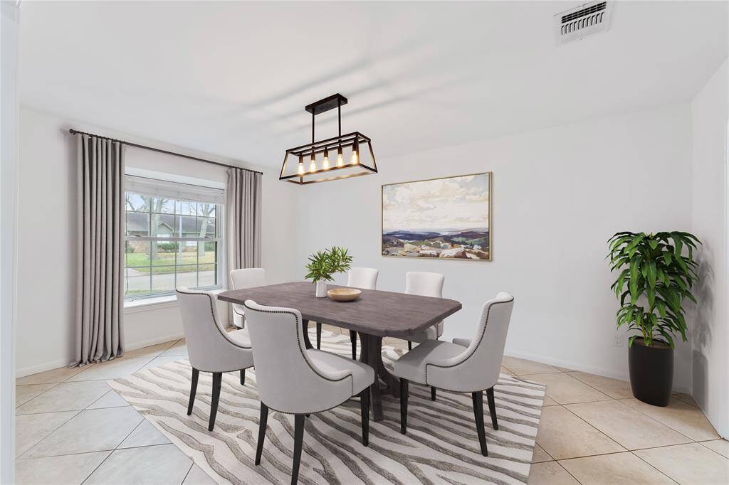 Formal Dinning staged view of what you do....