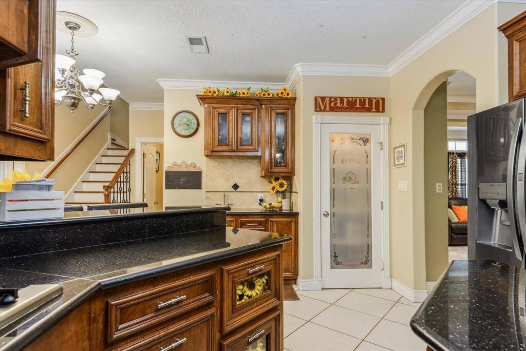Pantry and wet bar in the kitchen.