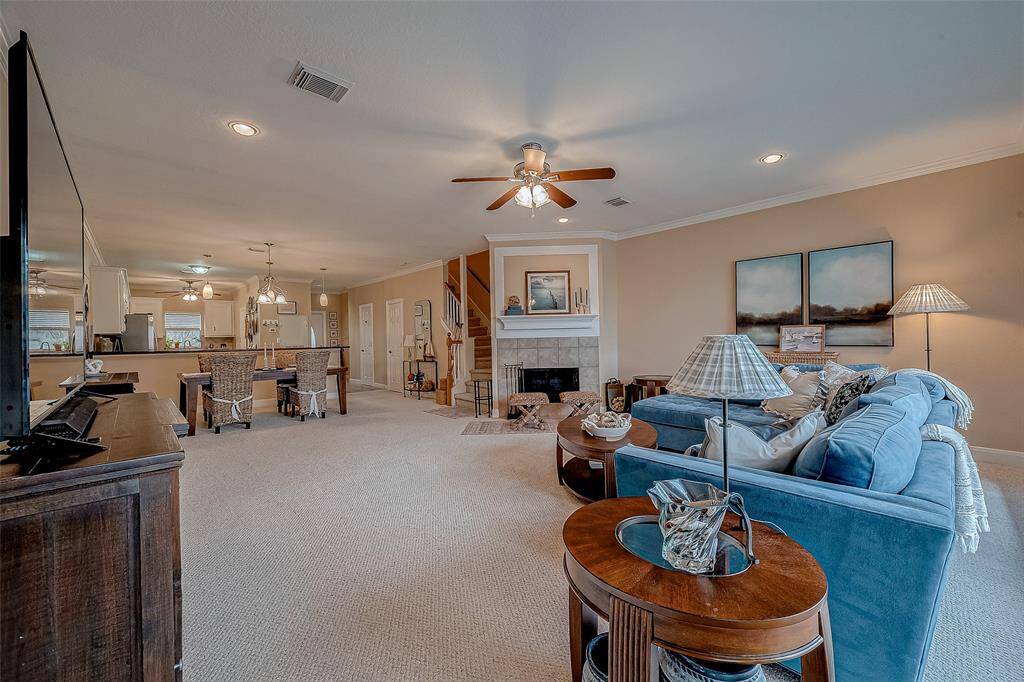 living area on main level