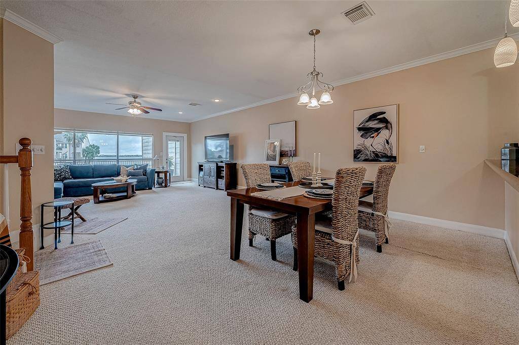 Looking from living area back towards the front door