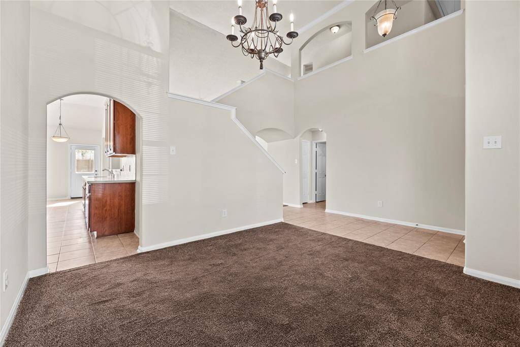 This spacious room is perfect for entertaining and will accommodate a large table, hutch, buffet or china cabinet.