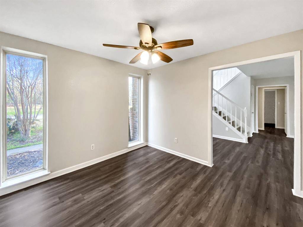 Formal dining room located just off the entryway.