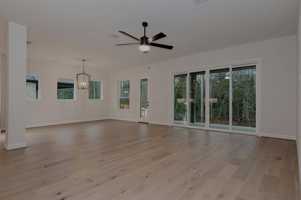 Upgraded sliding glass doors optimizing the Reserve