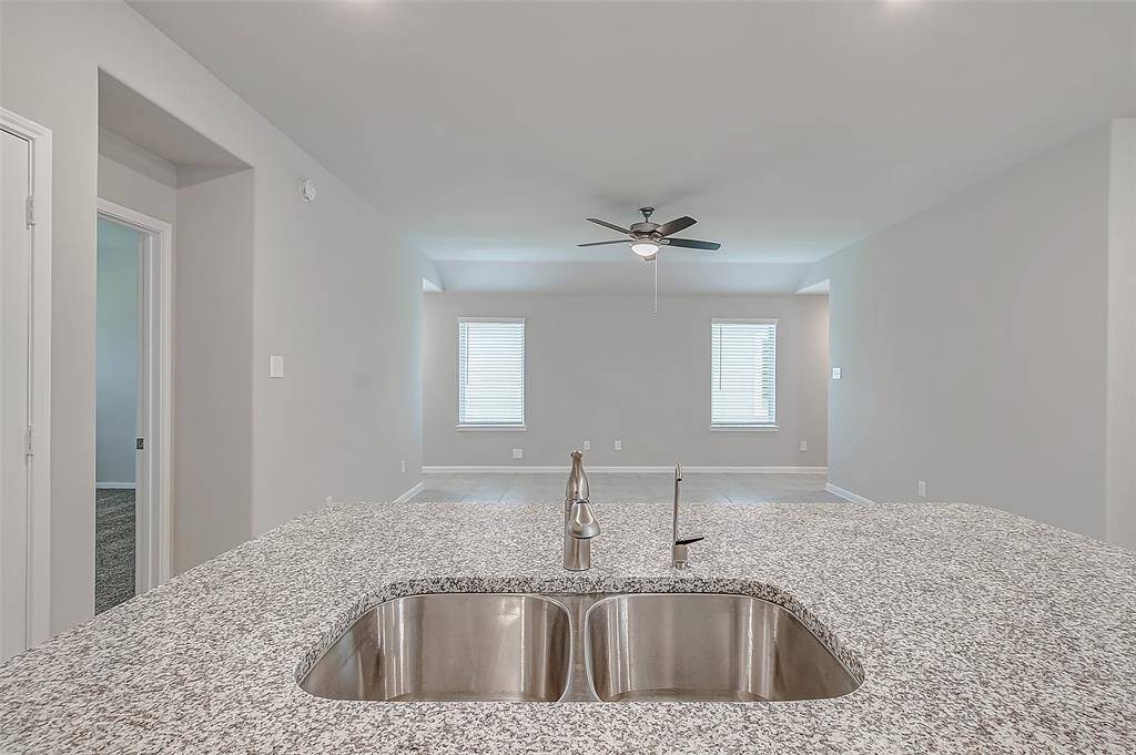 Double sinks make cooking and clean up easier.