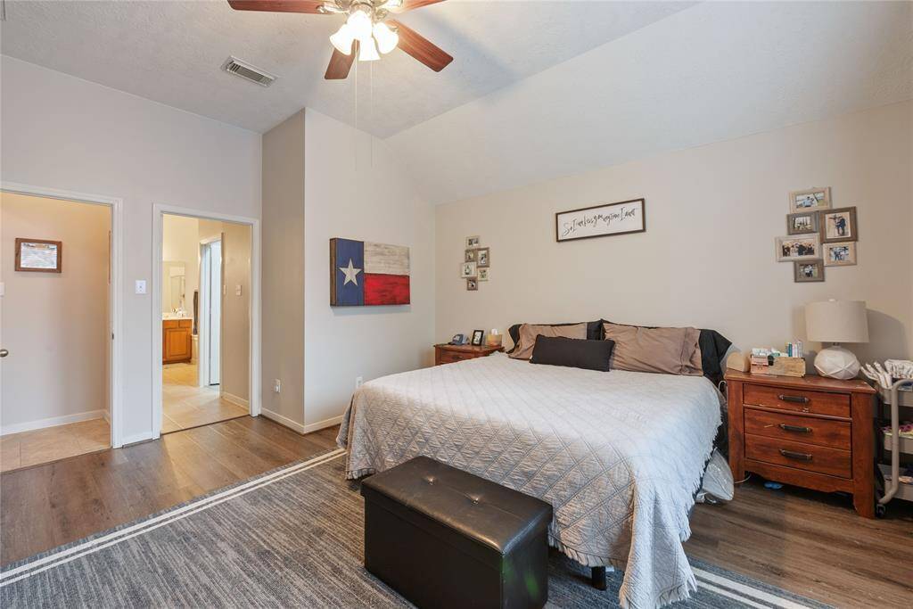 Tons of space to reatreat into your primary bedroom! With upgraded luxury vinyl floors, this space can be the perfect getaway at the end of the day!