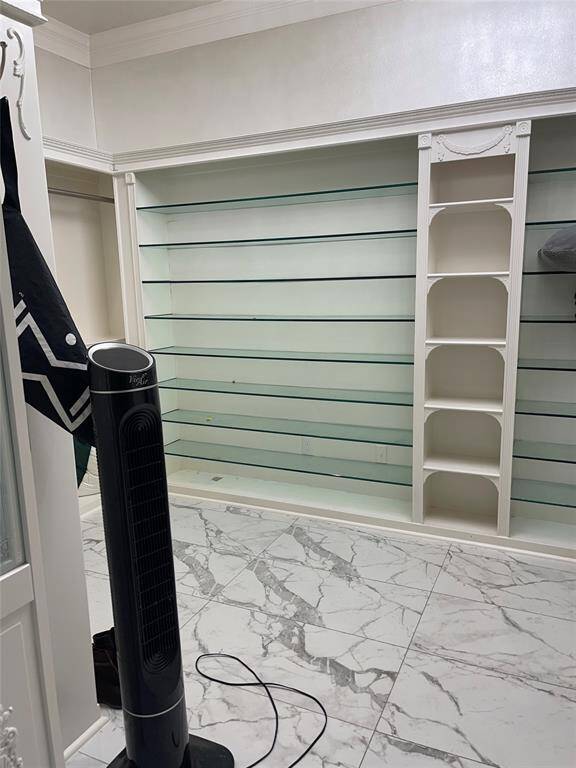 shoes closet there are two large closets and a shoe closet