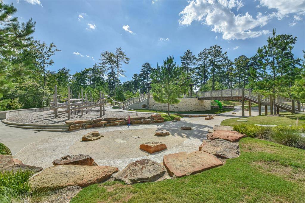 This is Founder's Park - one of the many parks through The Woodlands Hills master planned community!