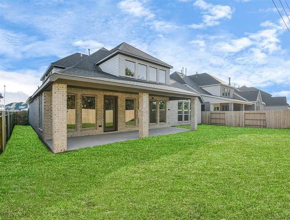 Large backyard