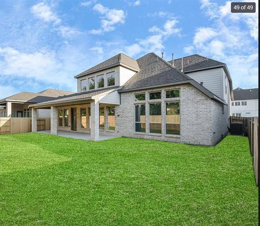 Large backyard