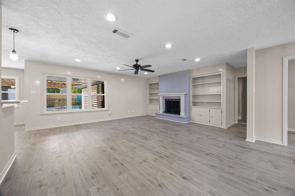 Walls of windows allow generous amount of natural lighting.