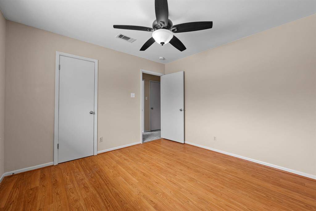 Doors have been freshly painted.