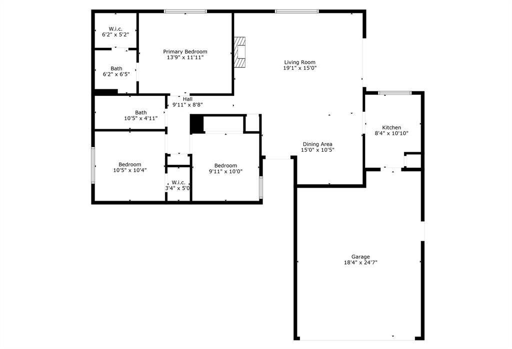 Floor plan (room dimensions are approximate)