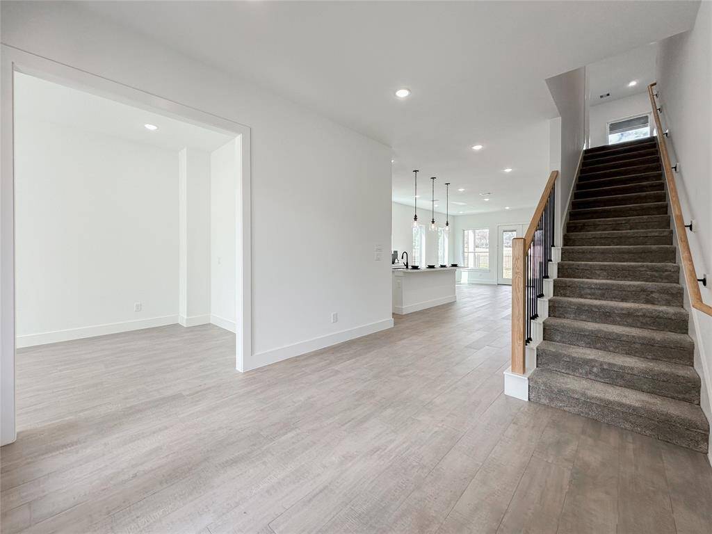 Stairs to second floor