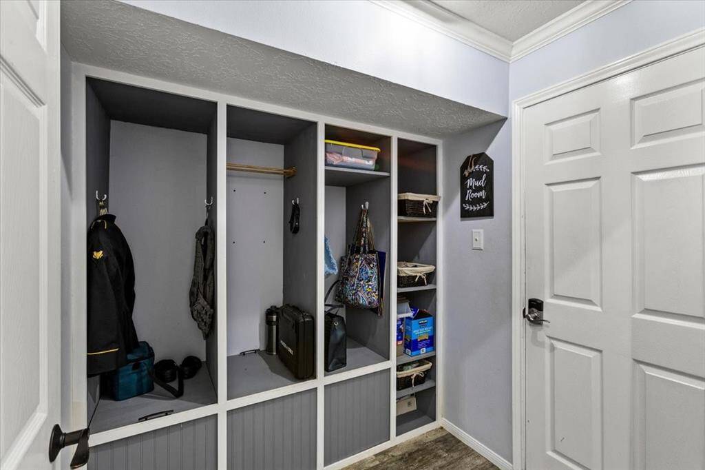 Downstairs mudroom