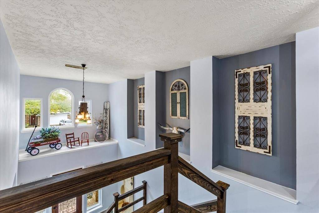 Upstairs you're transported to a game room and 4 bedrooms
