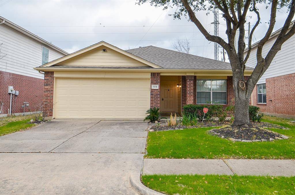 Zoned to KISD schools. Charming single-story home with a brick facade and a two-car garage. Features a neatly maintained front yard with a mature tree and a welcoming entrance. Perfect for buyers seeking a cozy, low-maintenance property.
