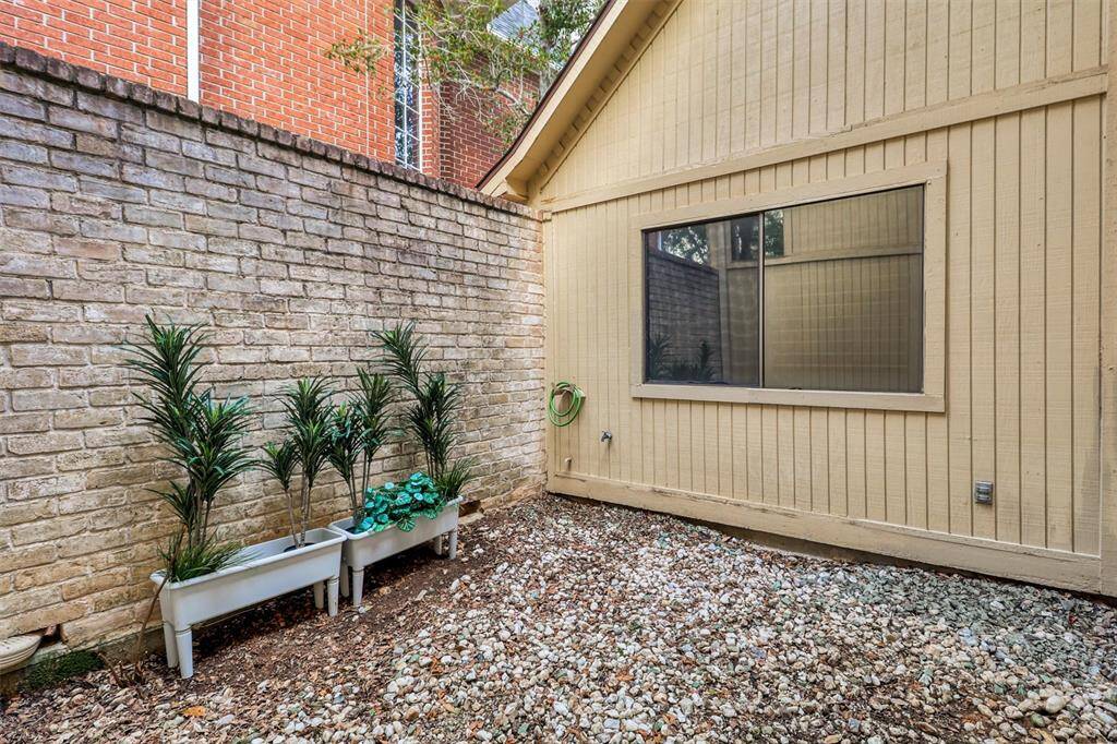 Private outdoor atrium offers lots of fun possibilities.