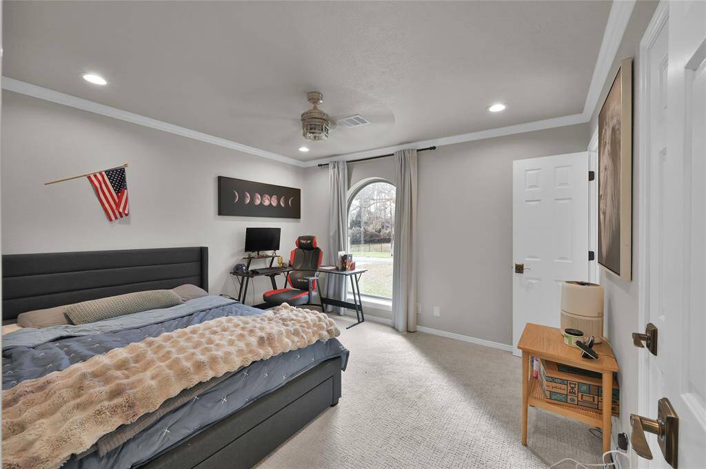 Bedroom #3 located on the second floor with great natural light and a private in-suite bathroom.