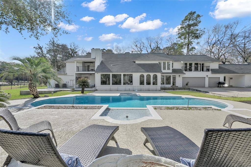 Summers in Texas are just better with a resort style pool and the hot tub makes for a great evening dip when the cold weather returns.