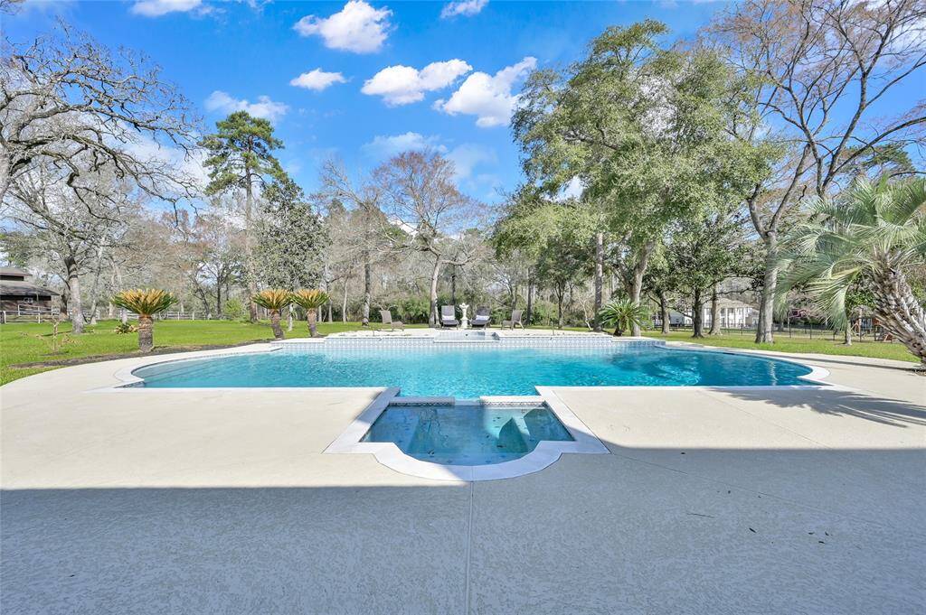 With tons a patio space the options to add furniture to your backyard oasis are unlimited.