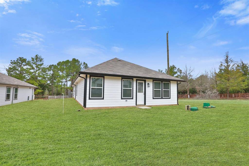 Another view of the back yard.