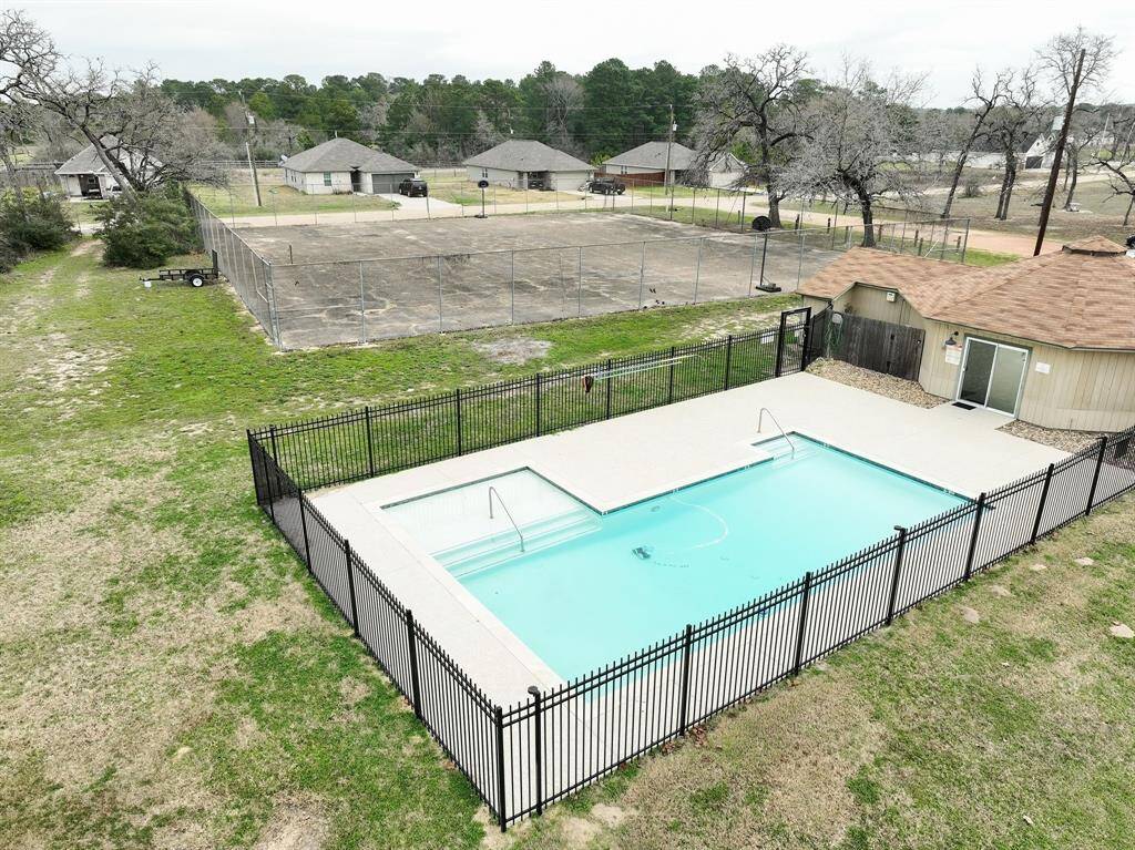 Get your game on at the basketball court or create your own fun in that spacious court area.