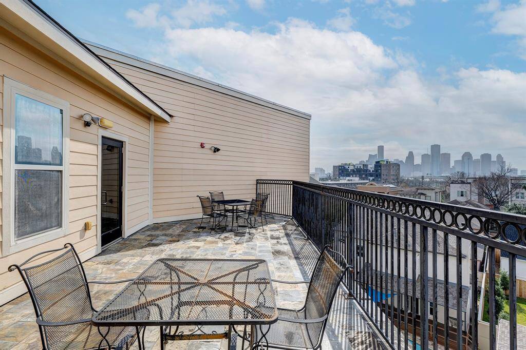 4th floor deck for building occupants and guests-a zen place with a view