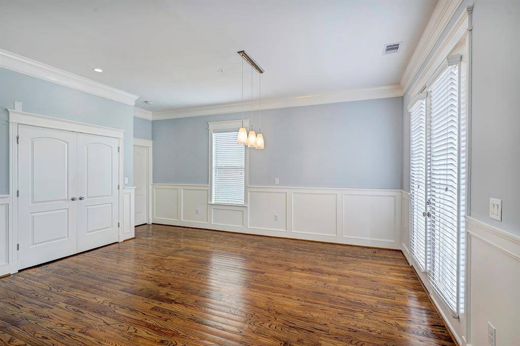 Dining shown without furnture