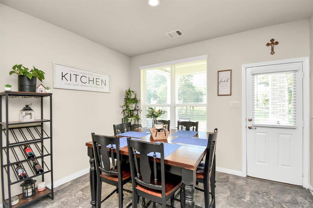 The kitchen also includes a large breakfast room area that gives you another place to gather and eat.