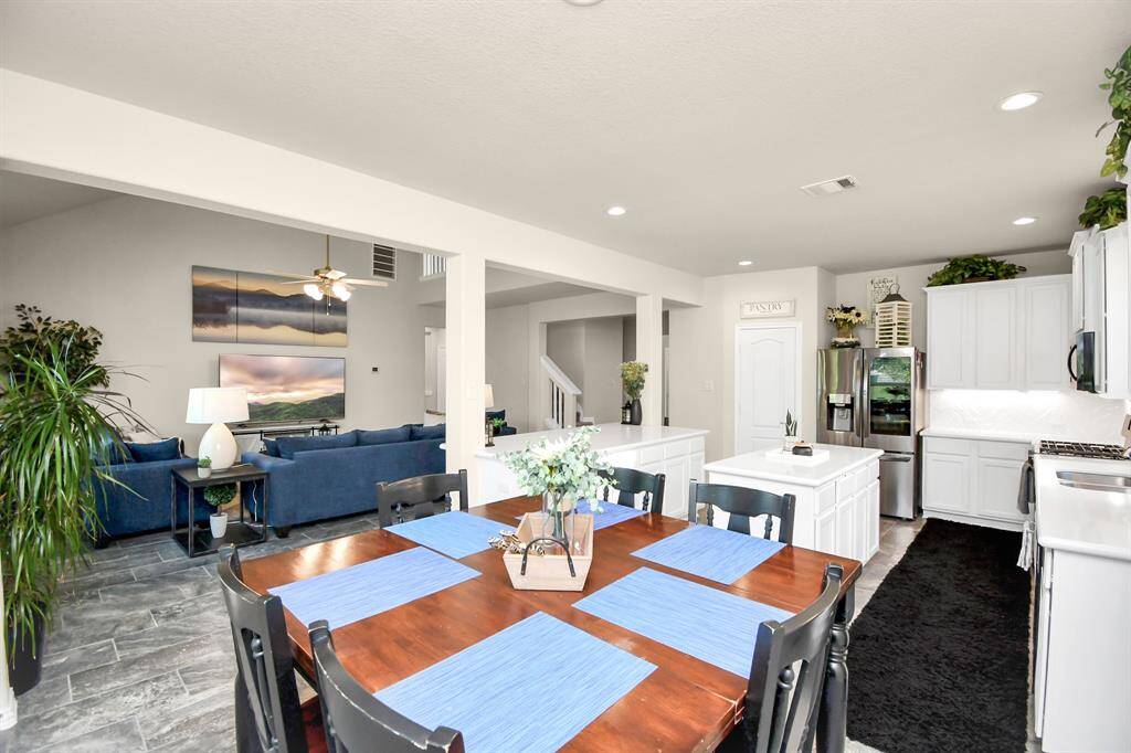The kitchen also includes a large breakfast room area that gives you another place to gather and eat.