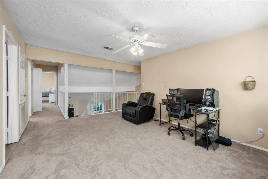Simple wall and doorway would be all it needs to become 4th bedroom