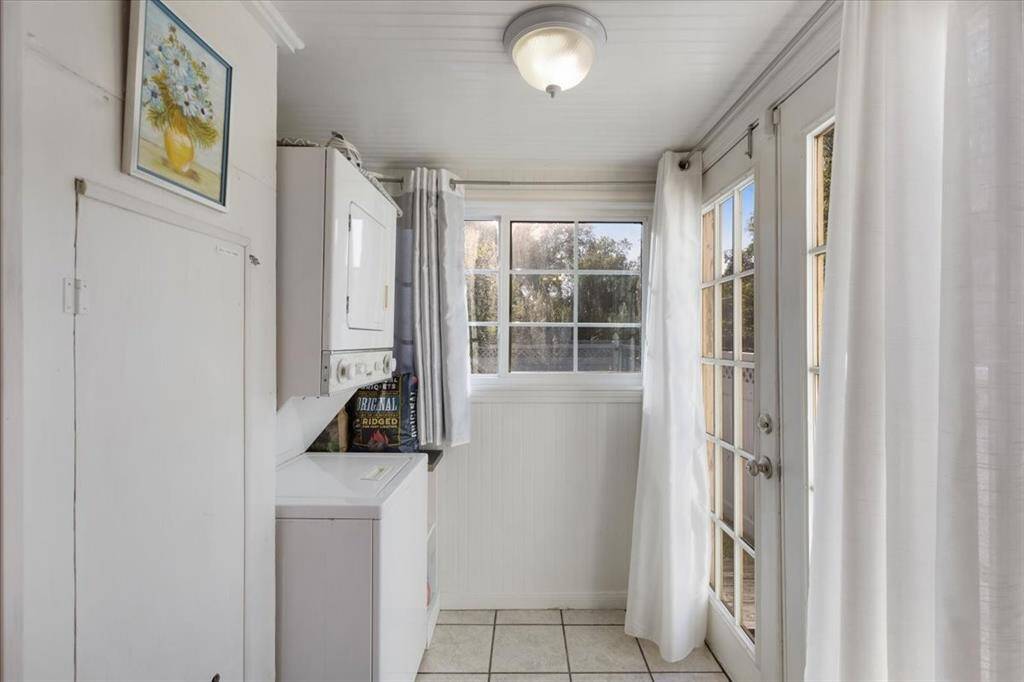 Laundry area in main residence