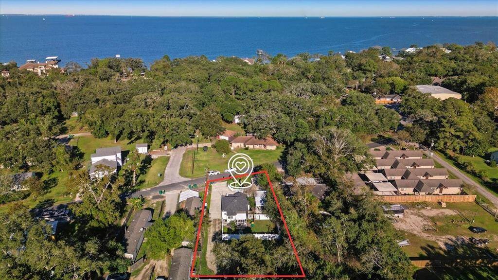 Home location, showing how close it is to the water