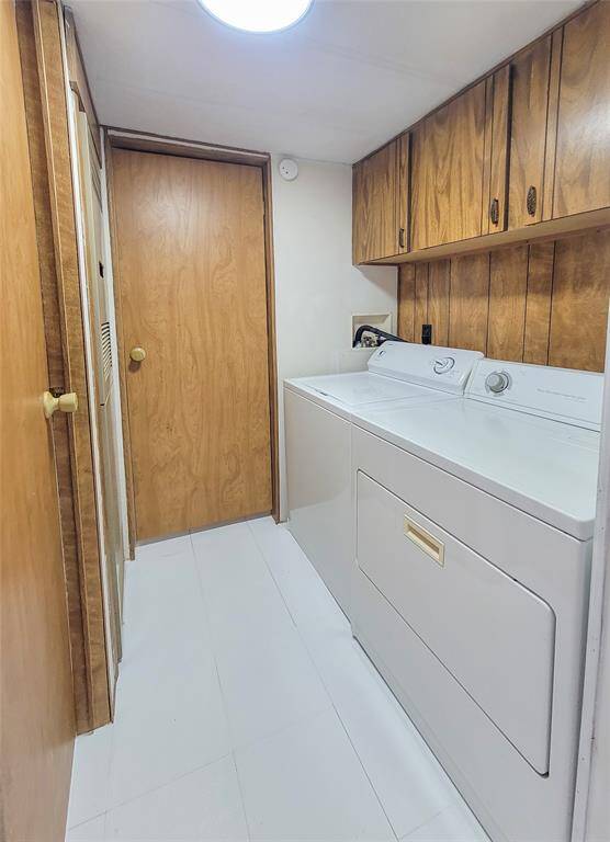 Inside laundry. washer dryer included