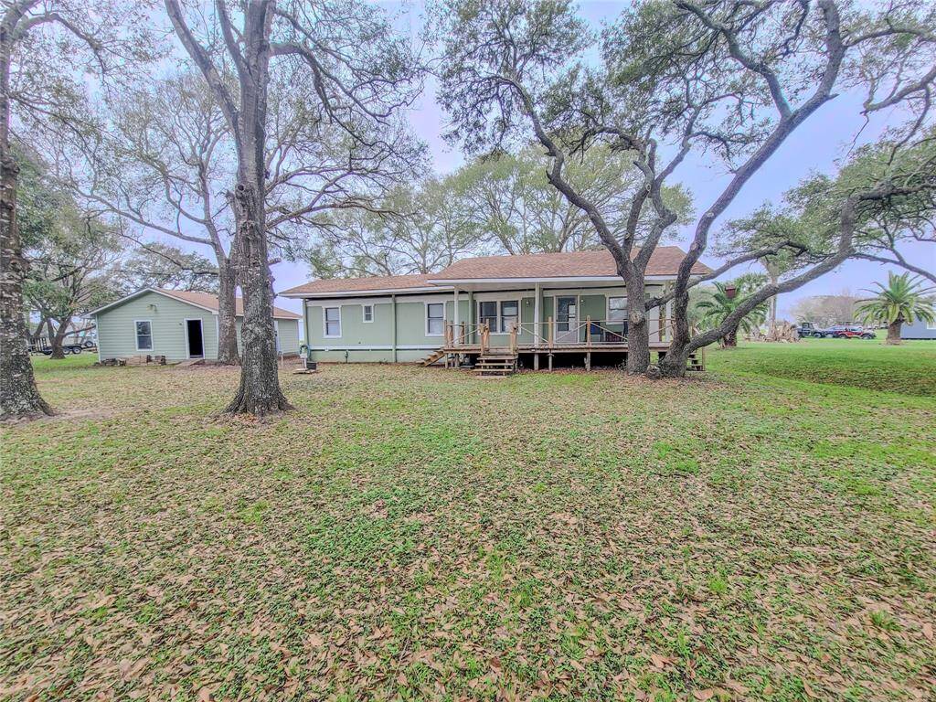 Nice size yard with lots of trees