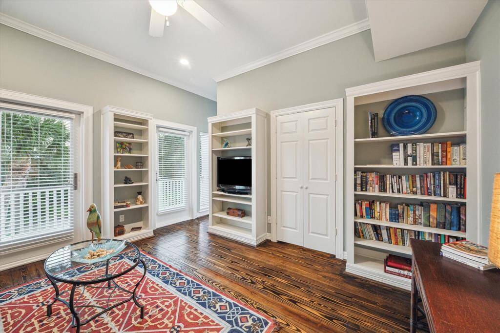 Guest suite currently used as a home office/study