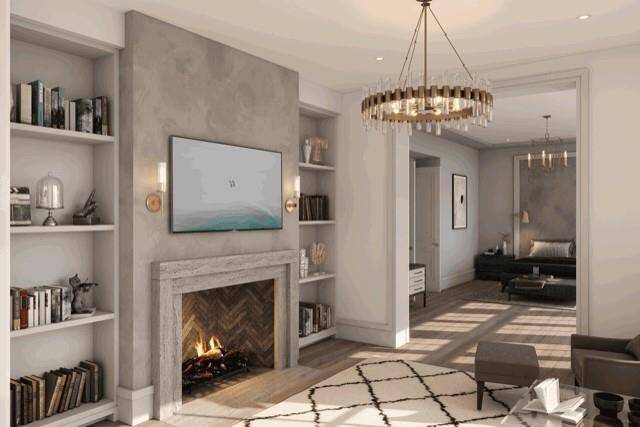 Primary sitting room rendering. The sitting room off of the primary suite. Incredible primary bedroom, bath and closets. Must see!