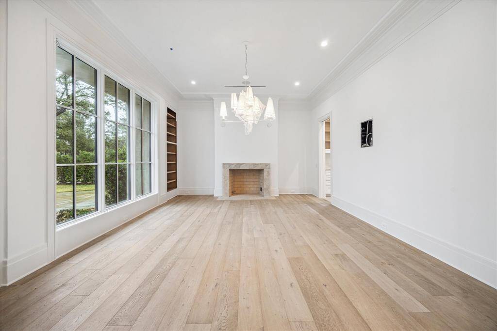 Dining Room with a gaslog fireplace and access to the scullery kitchen