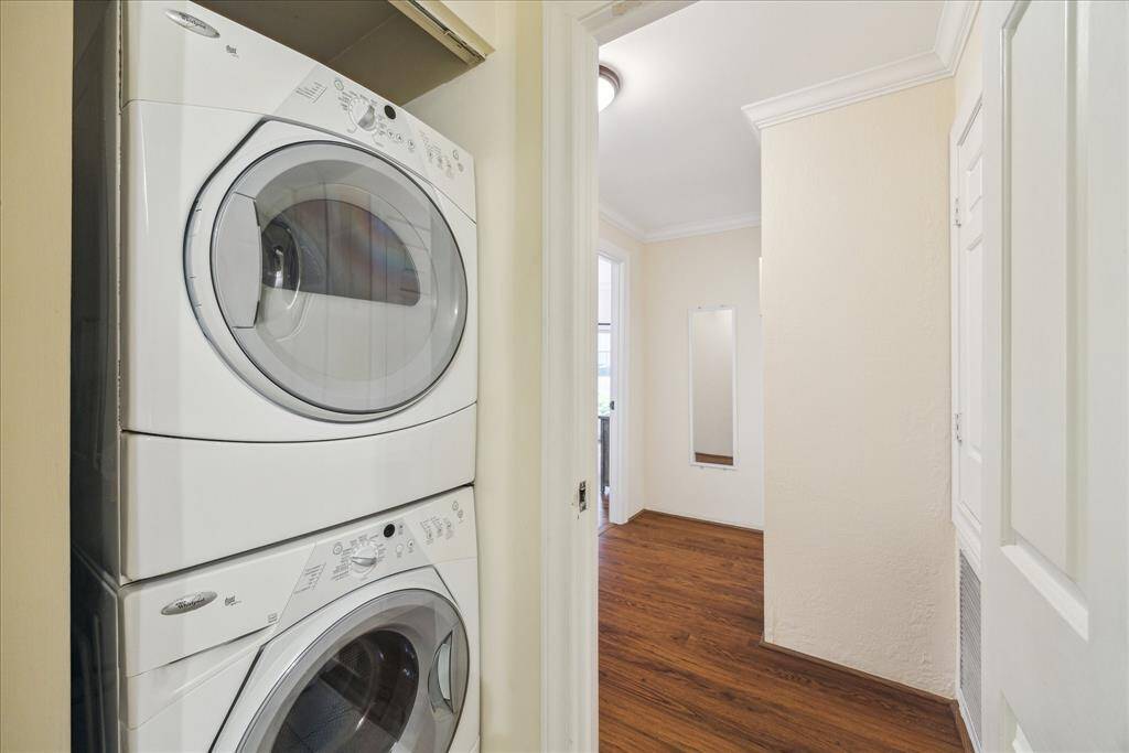 LAUNDRY:  Full-size Whirlpool washer + dryer.