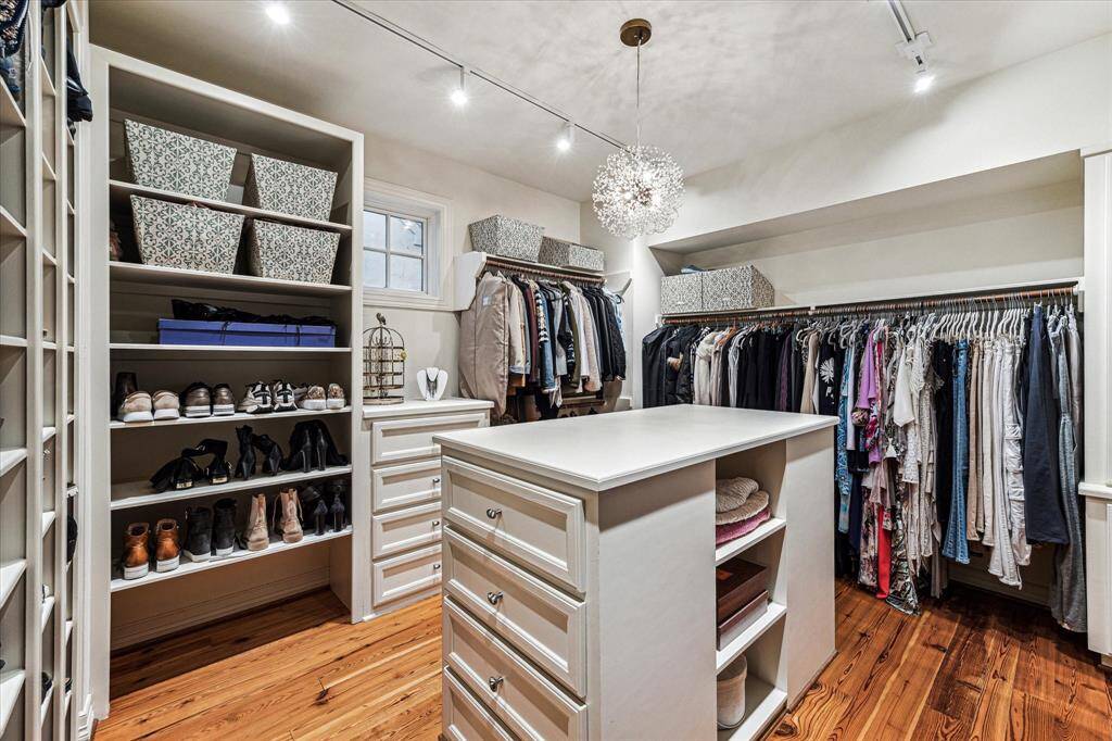 One of two spacious walk in closets for the primary.