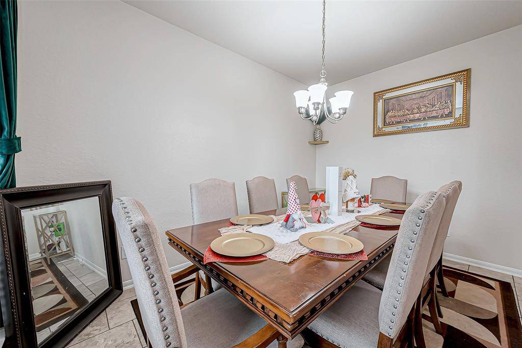 Spacious formal dining room