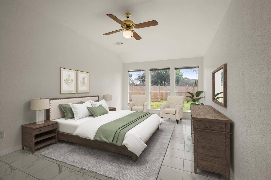 VIRTUALLY STAGED PRIMARY BEDROOM