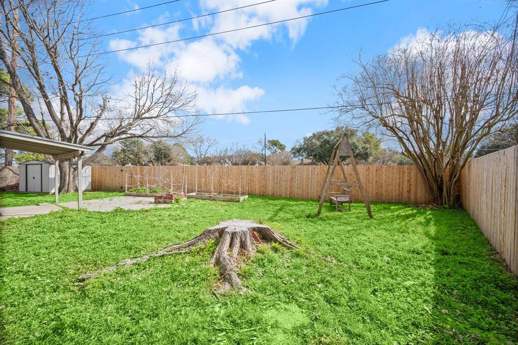 What a huge yard for your family to start a garden in the multiple raised beds, play on a swing or playscape, have a BBQ with family and friends or just appreciate the quietness of no back neighbors. This home will not last long, so act quickly!