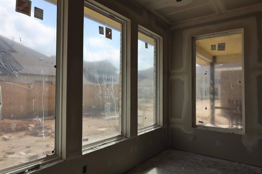 dining area windows/Home progress as of 02/2025